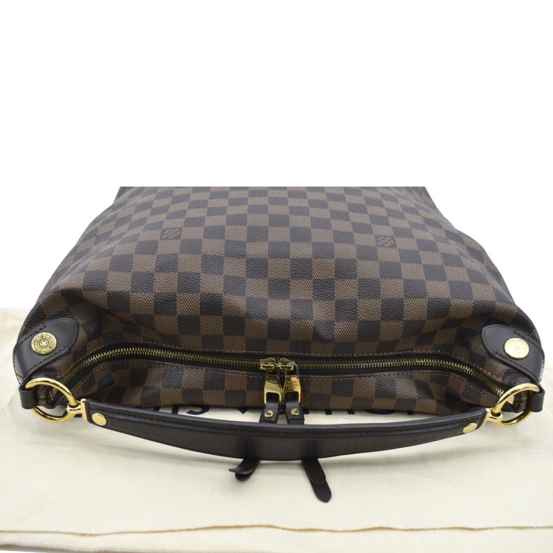 LOUIS VUITTON Duomo Hobo Damier Ebene Hobo Bag Brown - Image 4