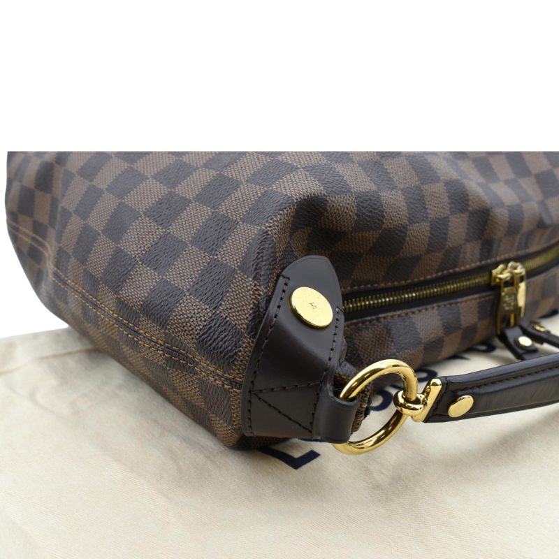 LOUIS VUITTON Duomo Hobo Damier Ebene Hobo Bag Brown - Image 6