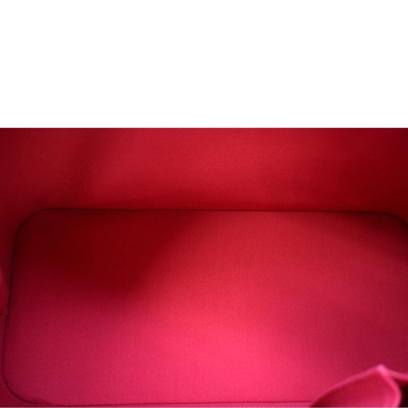 LOUIS VUITTON Alma GM Monogram Vernis Leather Satchel Bag Red - Image 9