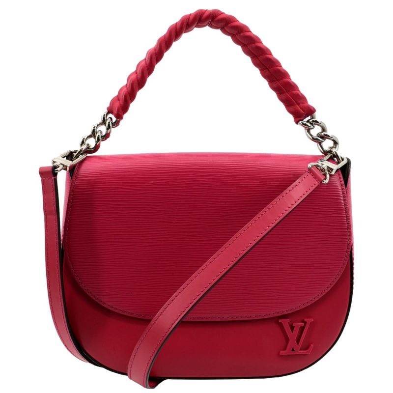 LOUIS VUITTON Luna Epi Leather Crossbody Bag Hot Pink - Image 13