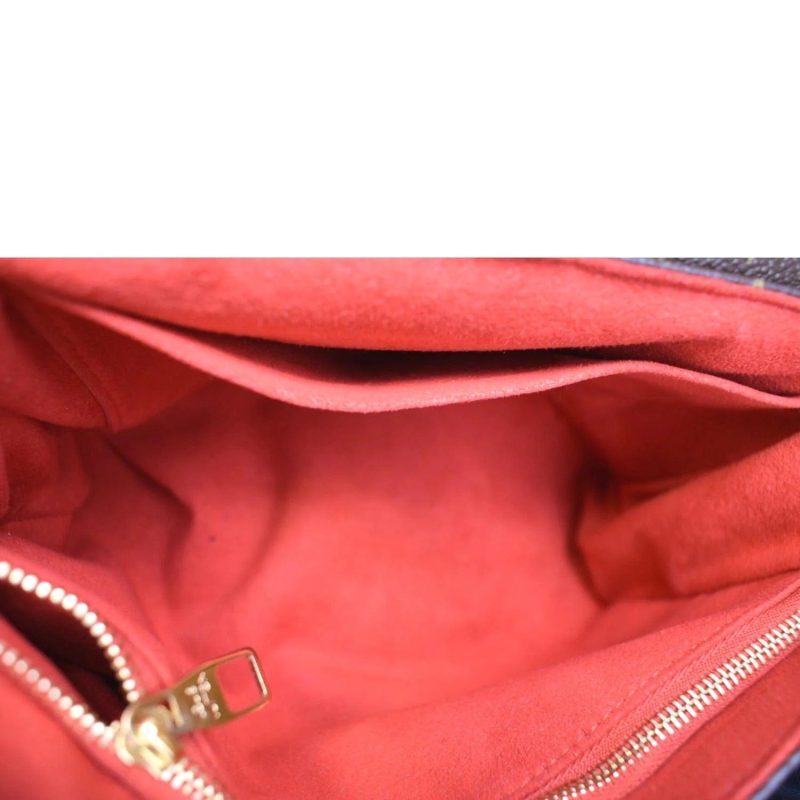 LOUIS VUITTON Saint Placide Monogram Canvas Crossbody Bag Cerise - Image 9