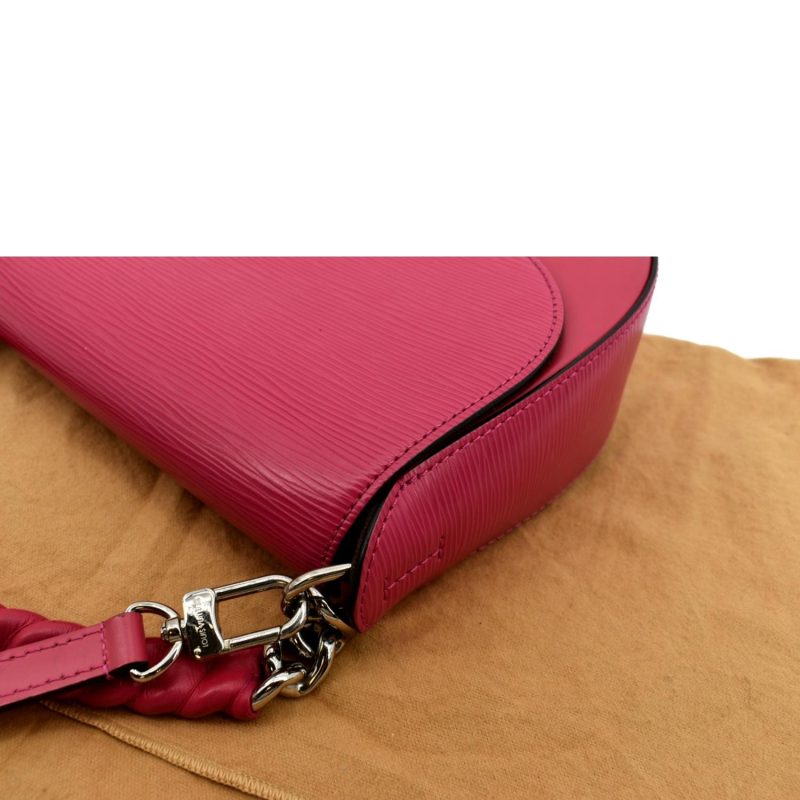 LOUIS VUITTON Luna Epi Leather Crossbody Bag Hot Pink - Image 5