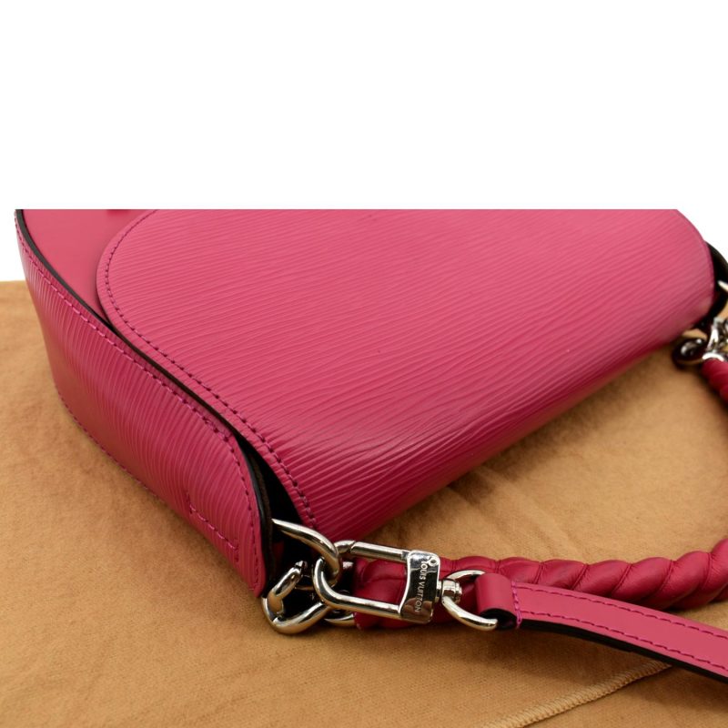 LOUIS VUITTON Luna Epi Leather Crossbody Bag Hot Pink - Image 6