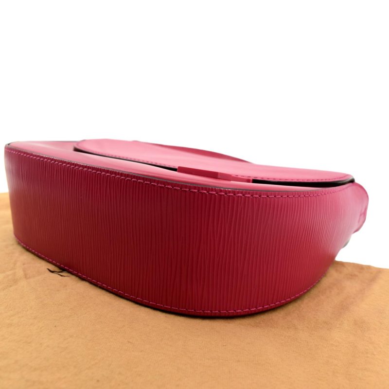 LOUIS VUITTON Luna Epi Leather Crossbody Bag Hot Pink - Image 8