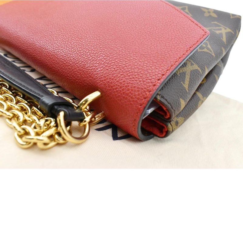 LOUIS VUITTON Saint Placide Monogram Canvas Crossbody Bag Cerise - Image 4