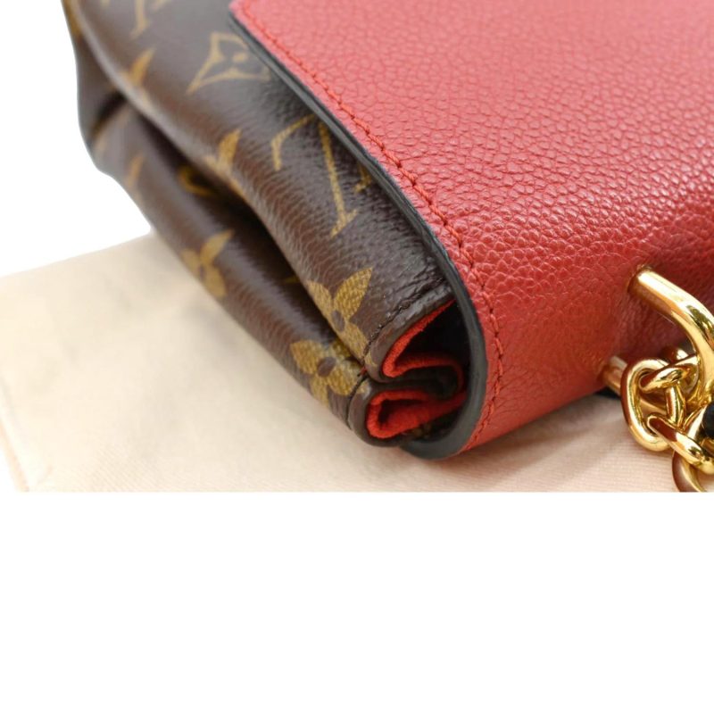 LOUIS VUITTON Saint Placide Monogram Canvas Crossbody Bag Cerise - Image 5
