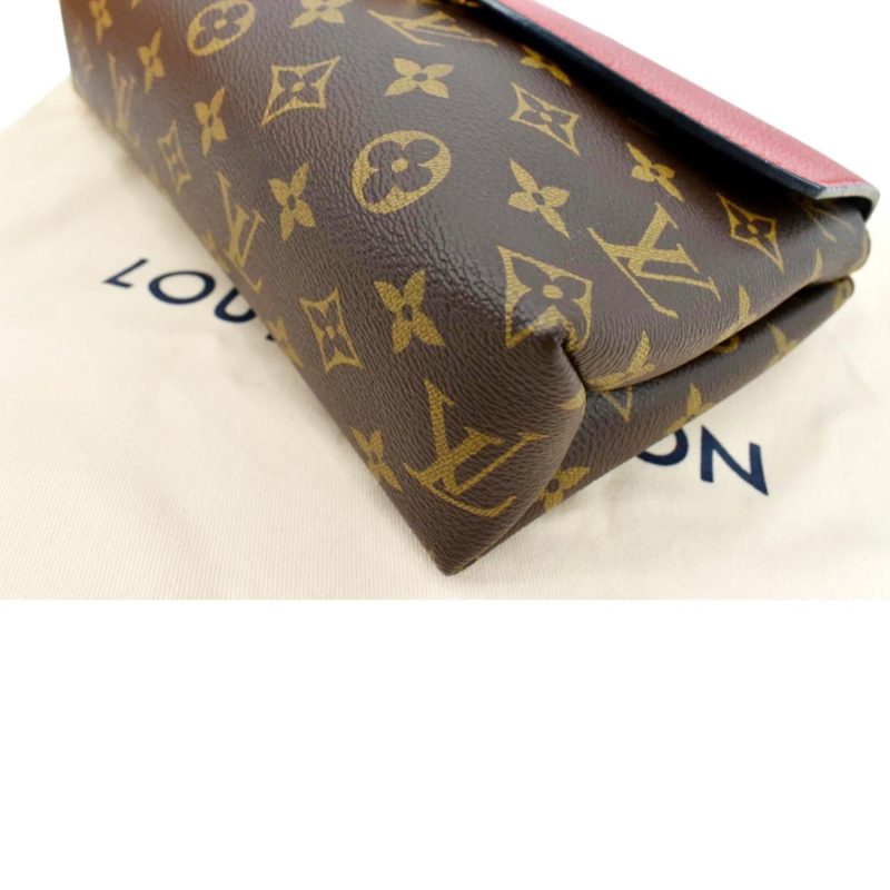 LOUIS VUITTON Saint Placide Monogram Canvas Crossbody Bag Cerise - Image 6