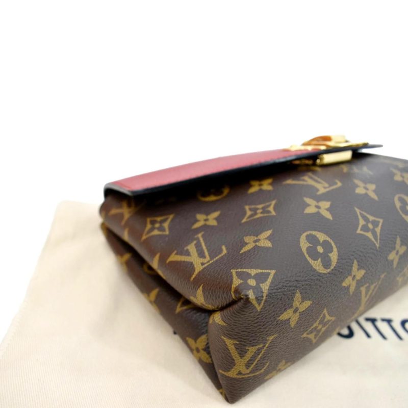 LOUIS VUITTON Saint Placide Monogram Canvas Crossbody Bag Cerise - Image 7