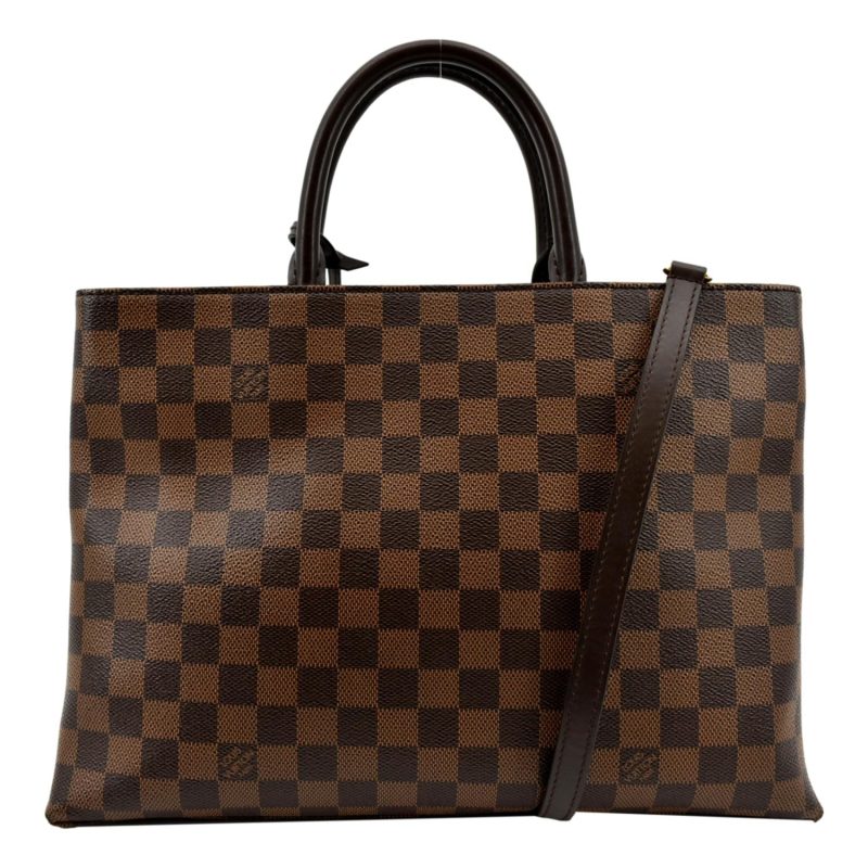 LOUIS VUITTON Brompton Damier Ebene Shoulder Bag Brown - Image 2