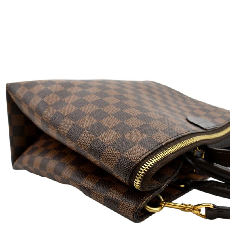 LOUIS VUITTON Brompton Damier Ebene Shoulder Bag Brown - Image 5