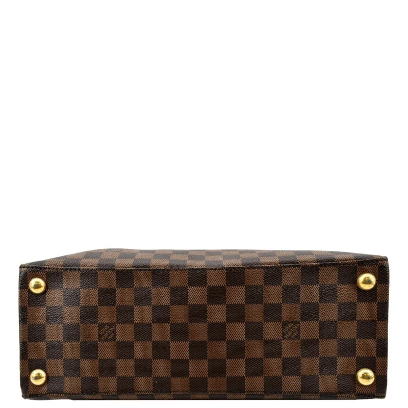 LOUIS VUITTON Brompton Damier Ebene Shoulder Bag Brown - Image 8