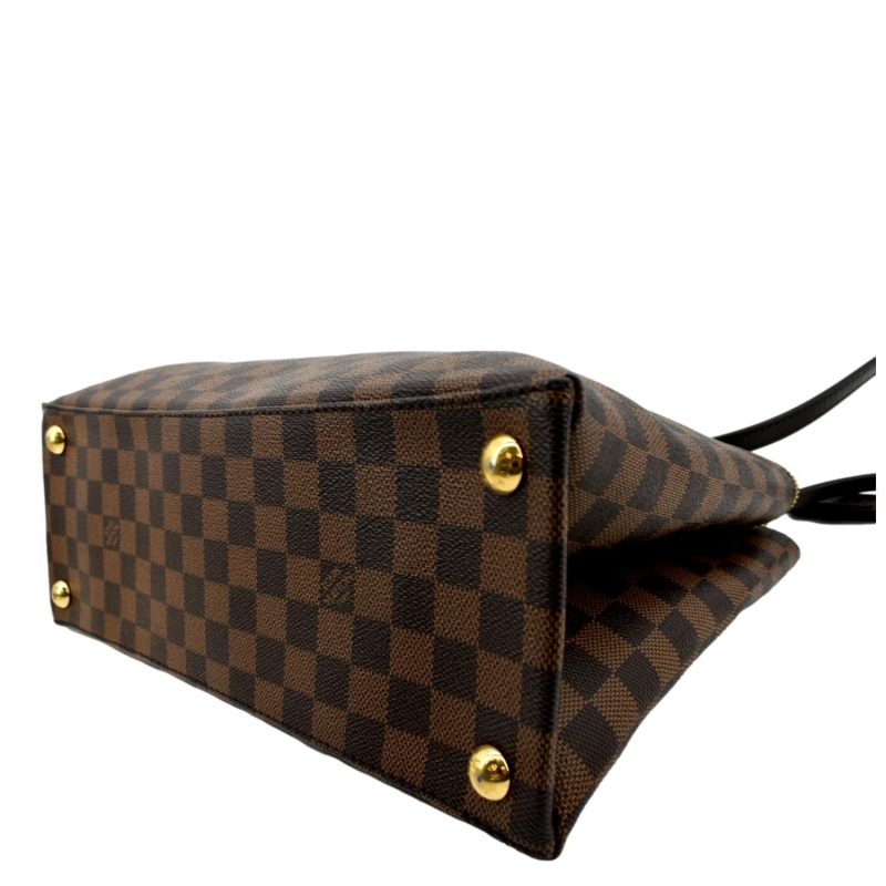 LOUIS VUITTON Brompton Damier Ebene Shoulder Bag Brown - Image 6