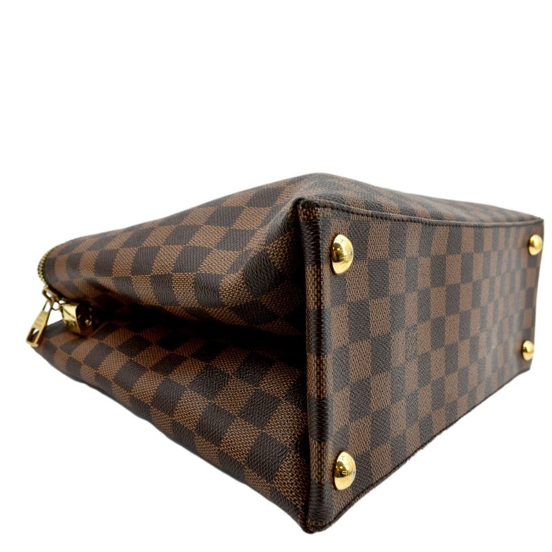 LOUIS VUITTON Brompton Damier Ebene Shoulder Bag Brown - Image 7