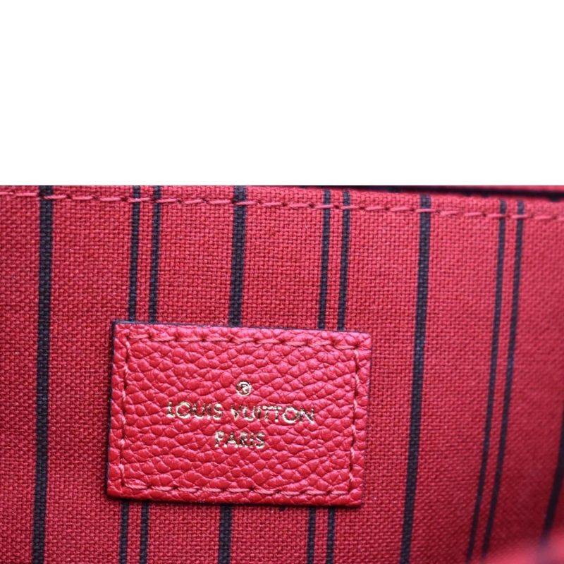 LOUIS VUITTON Metis Pochette Empreinte Leather Crossbody Bag Red - Image 10