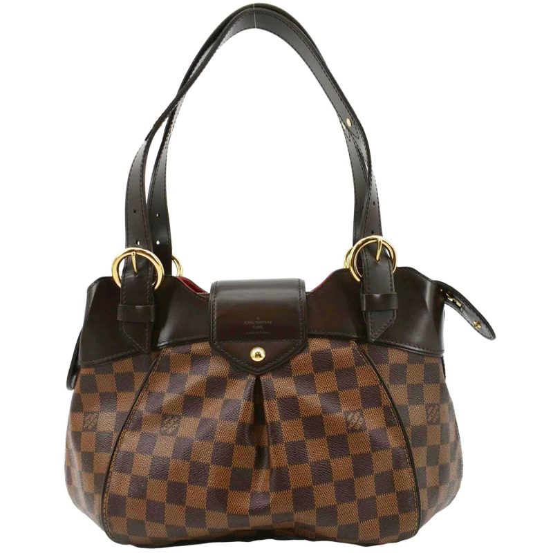 Louis Vuitton Women Sistina MM Damier Ebene Shoulder Bag Brown - Image 2
