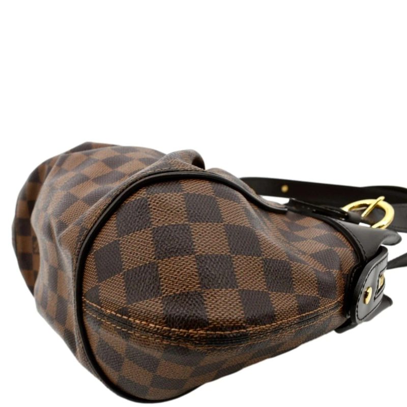 Louis Vuitton Women Sistina MM Damier Ebene Shoulder Bag Brown - Image 6