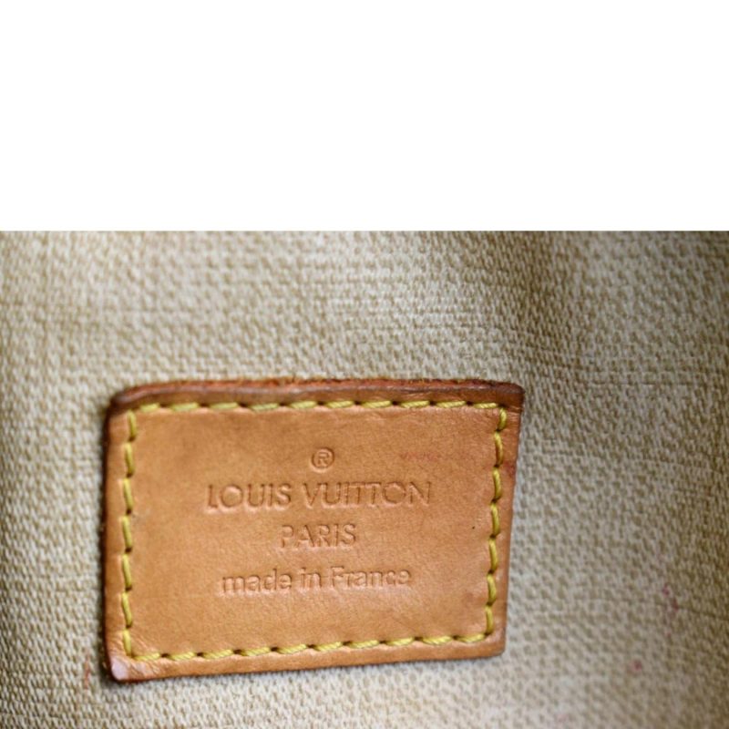 LOUIS VUITTON Trouville PM Monogram Canvas Satchel Bag Brown - Image 10