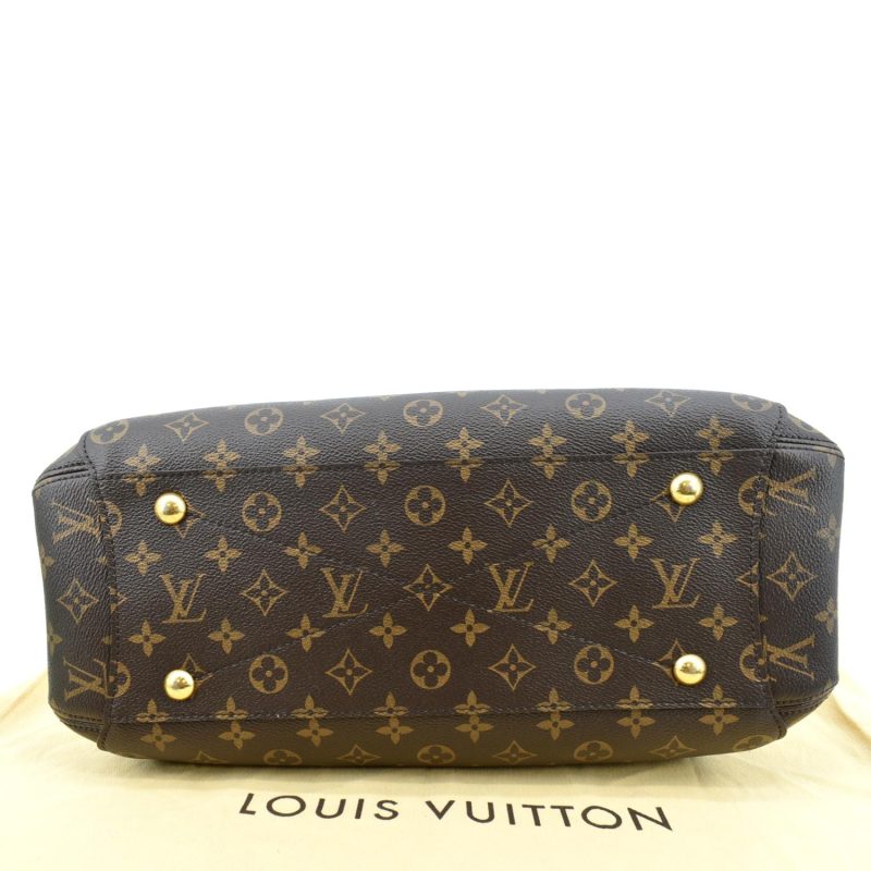 LOUIS VUITTON Montaigne GM Monogram Canvas Shoulder Bag Brown - Image 8