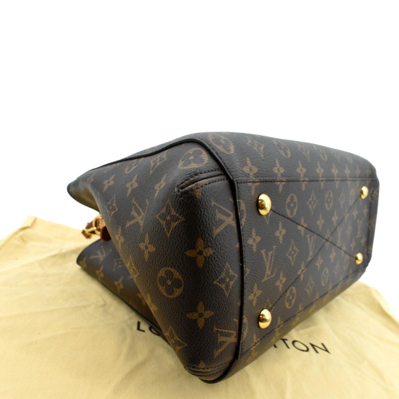 LOUIS VUITTON Montaigne GM Monogram Canvas Shoulder Bag Brown - Image 7