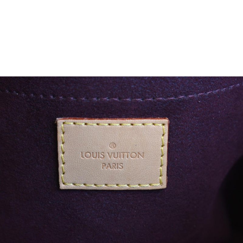 LOUIS VUITTON Montaigne GM Monogram Canvas Shoulder Bag Brown - Image 9