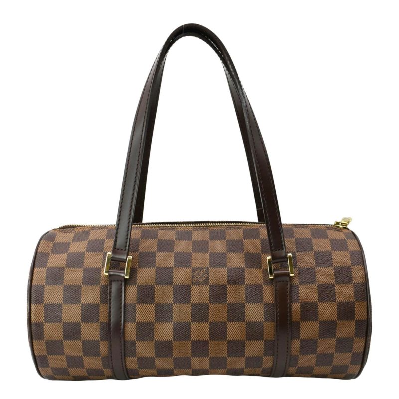 LOUIS VUITTON Papillon Damier Ebene Shoulder Bag Brown - Image 2