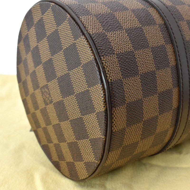 LOUIS VUITTON Papillon Damier Ebene Shoulder Bag Brown - Image 7