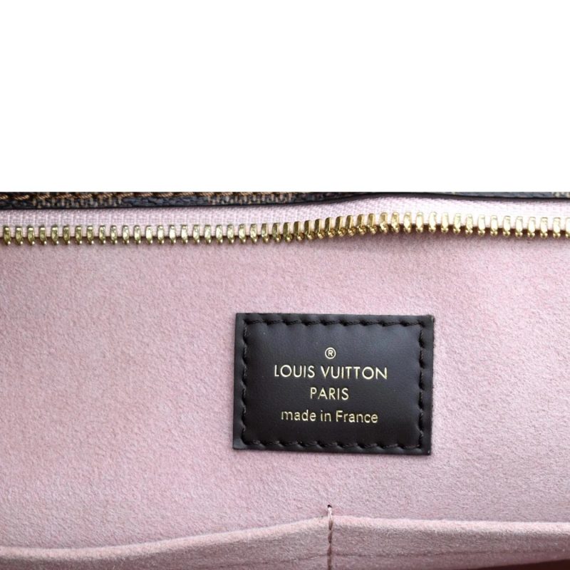 LOUIS VUITTON Jersey Damier Ebene Shoulder Bag Magnolia - Image 9