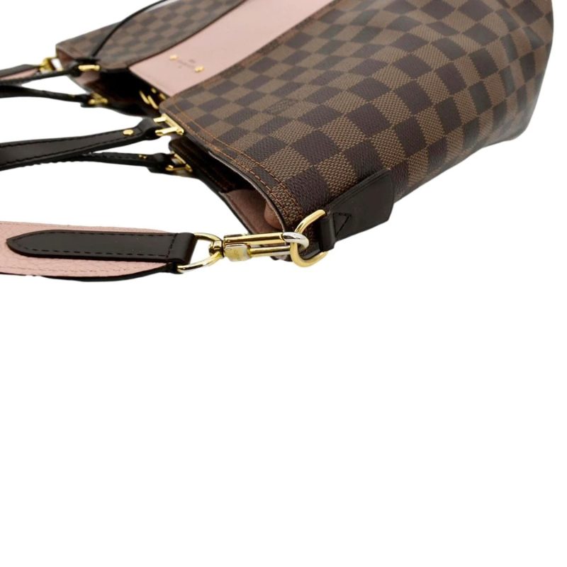 LOUIS VUITTON Jersey Damier Ebene Shoulder Bag Magnolia - Image 4