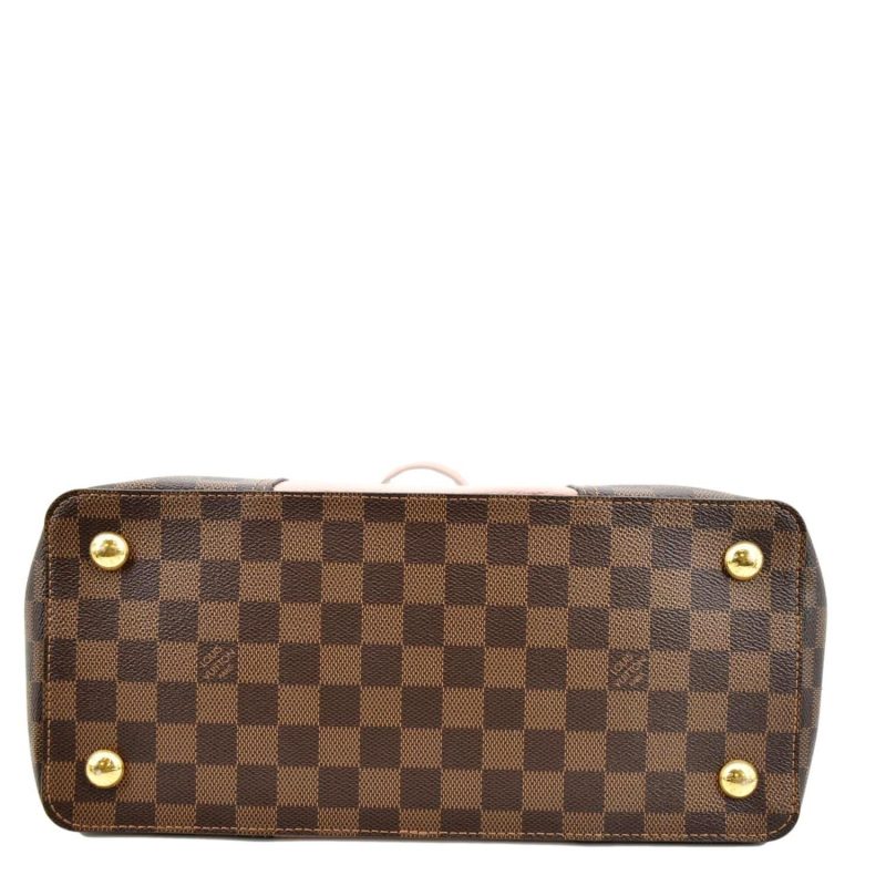 LOUIS VUITTON Jersey Damier Ebene Shoulder Bag Magnolia - Image 7
