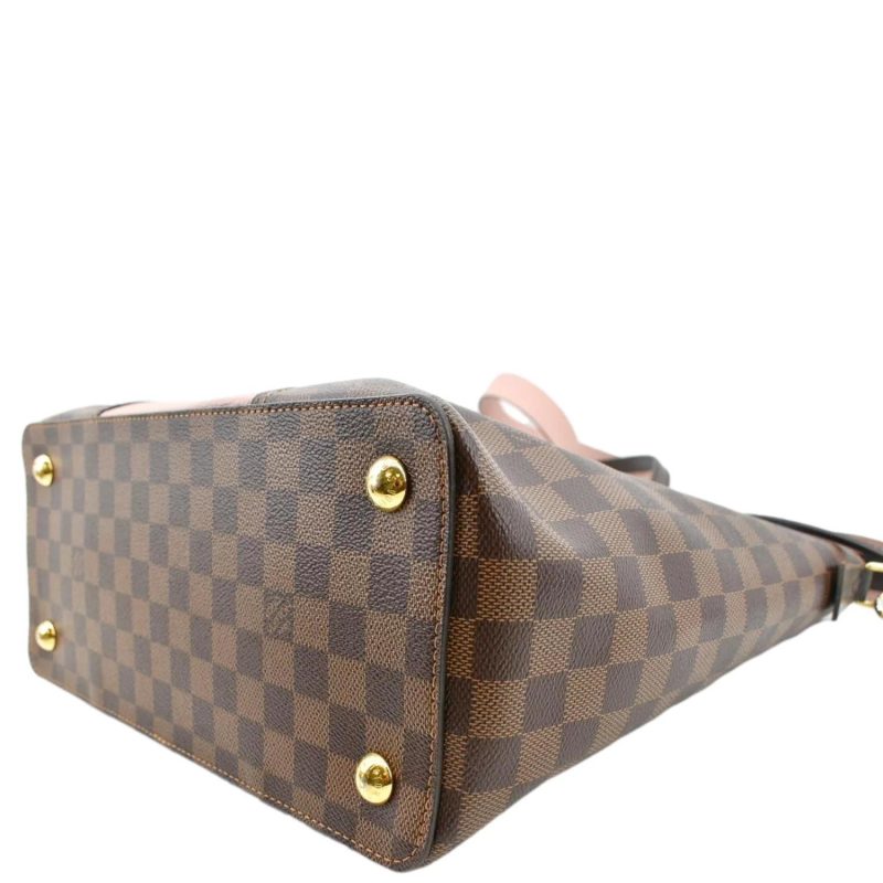 LOUIS VUITTON Jersey Damier Ebene Shoulder Bag Magnolia - Image 5
