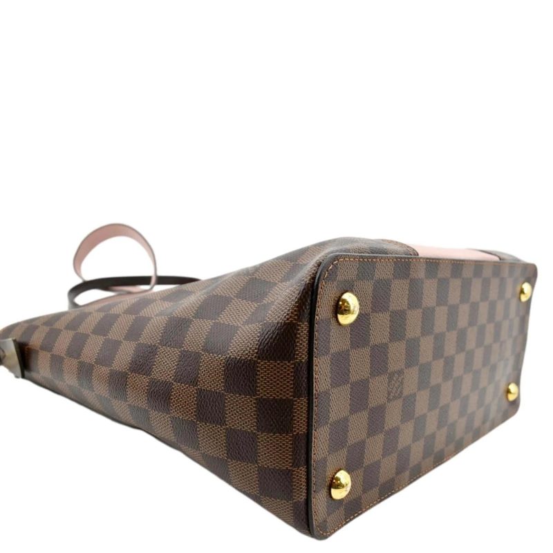 LOUIS VUITTON Jersey Damier Ebene Shoulder Bag Magnolia - Image 6