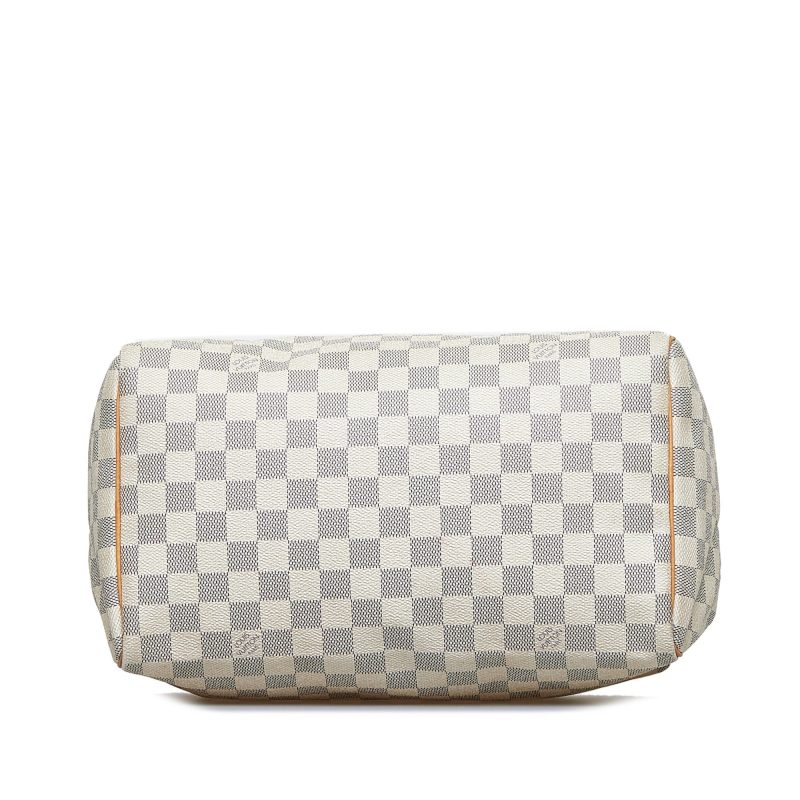 LOUIS VUITTON Damier Azur Speedy 30 Boston Bag - Image 3