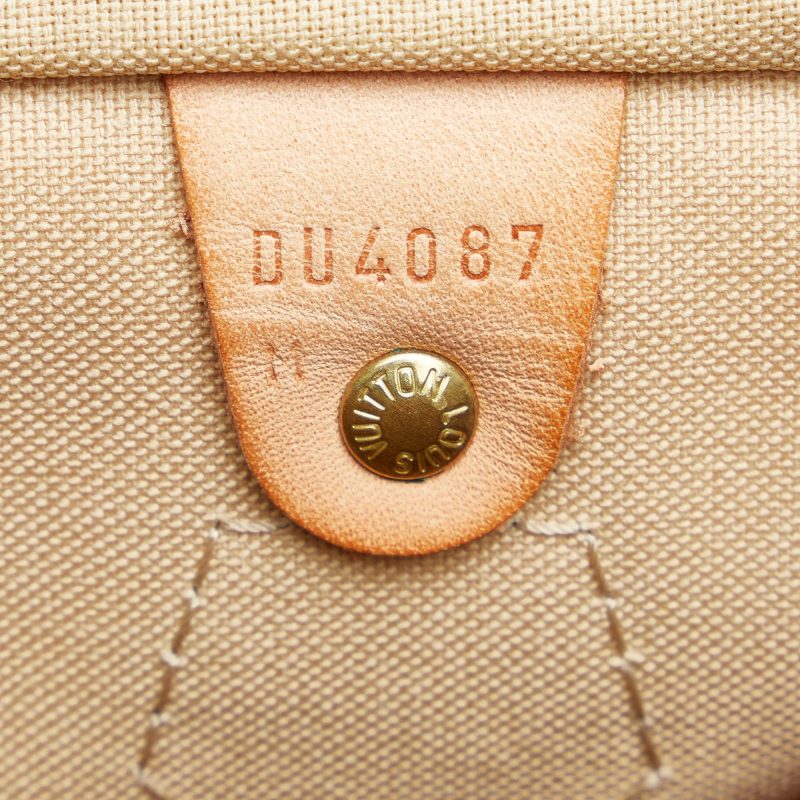 LOUIS VUITTON Damier Azur Speedy 30 Boston Bag - Image 6