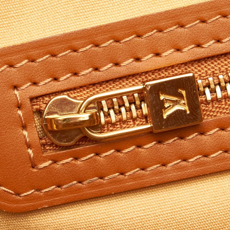 Louis Vuitton Lucille GM Brown Mini Lin Monogram Canvas - Image 7