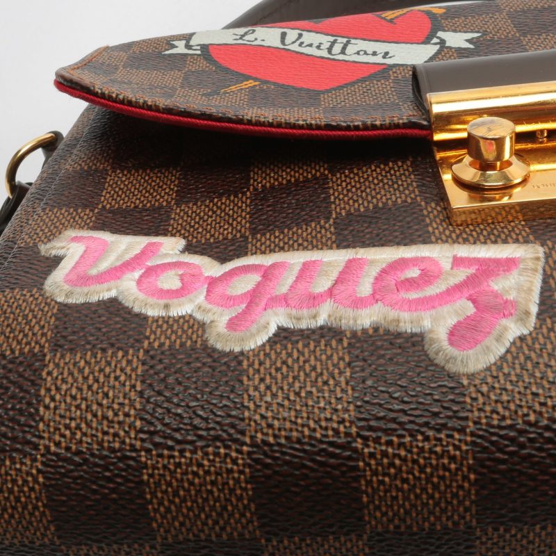 LOUIS VUITTON Damier Ebene Patches Croisette - Image 13
