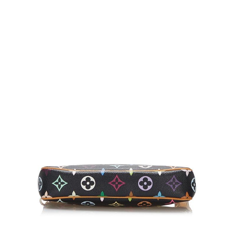Louis Vuitton Pochette Accessoires Black Multicolor Monogram - Image 4