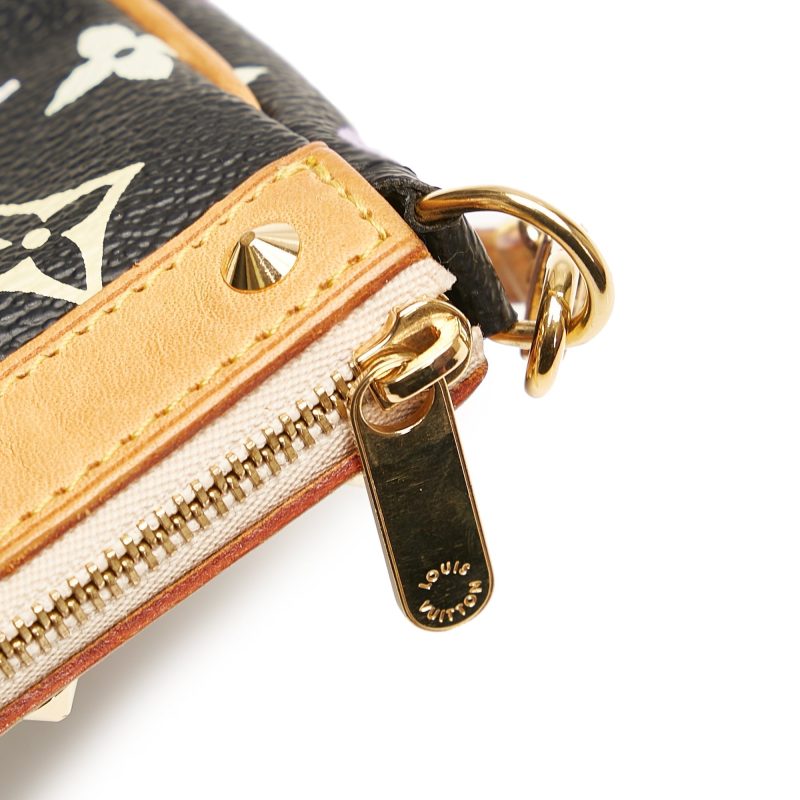 Louis Vuitton Pochette Accessoires Black Multicolor Monogram - Image 7