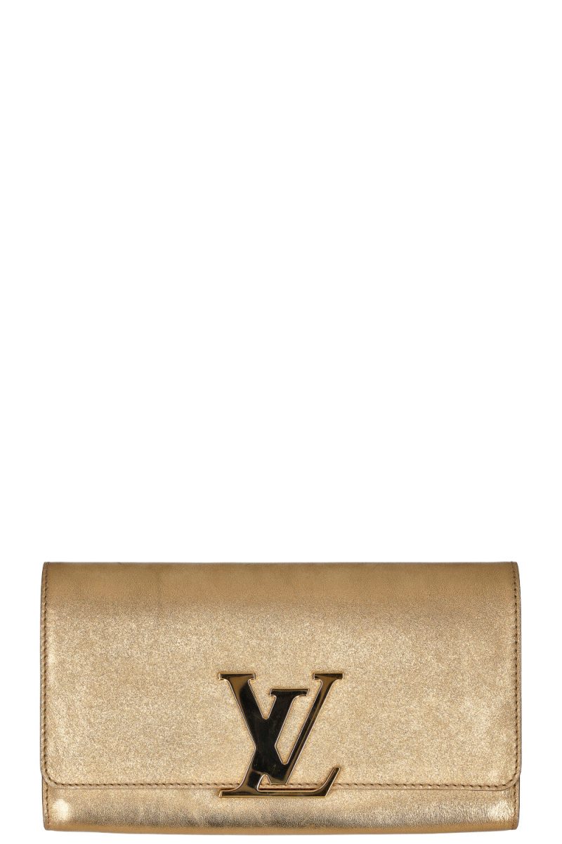 Louis Vuitton Louise Clutch Gold - Image 11