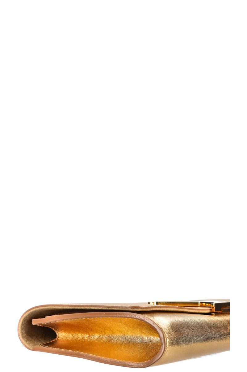 Louis Vuitton Louise Clutch Gold - Image 6