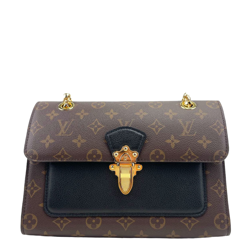 LOUIS VUITTON Victoire Monogram w/Black - Image 9