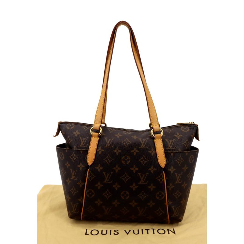 LOUIS VUITTON Totally PM Monogram Canvas Shoulder Tote Bag Brown - Image 2