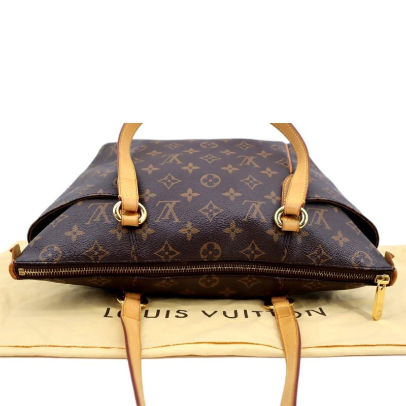 LOUIS VUITTON Totally PM Monogram Canvas Shoulder Tote Bag Brown - Image 3