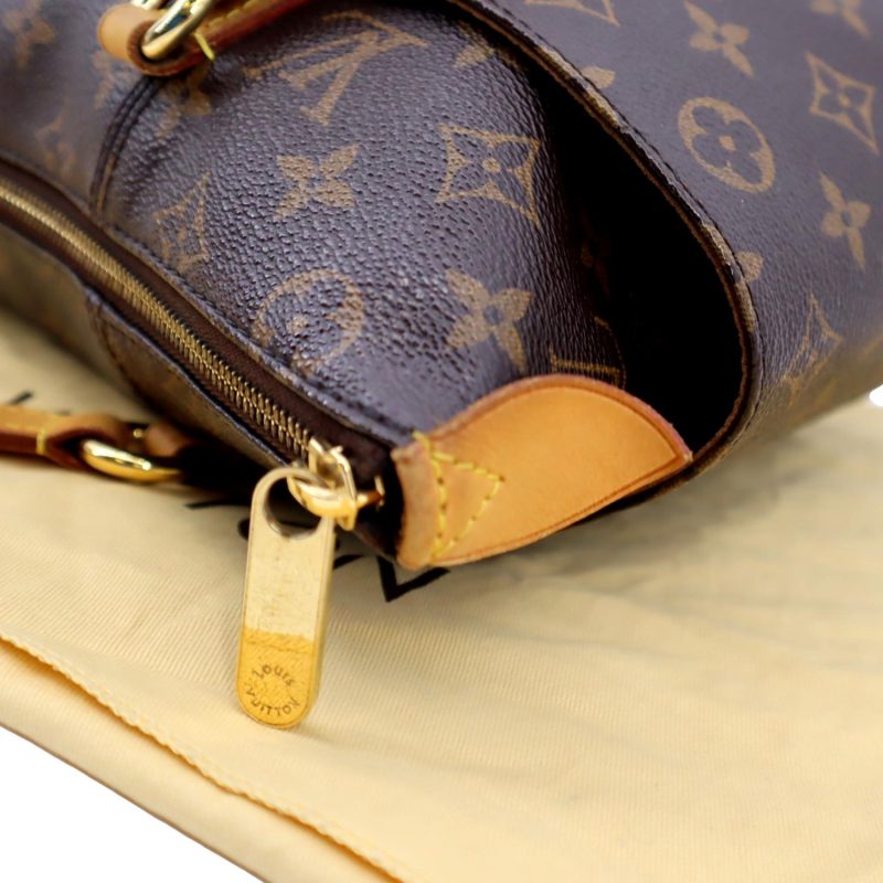 LOUIS VUITTON Totally PM Monogram Canvas Shoulder Tote Bag Brown - Image 4