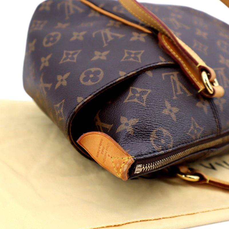LOUIS VUITTON Totally PM Monogram Canvas Shoulder Tote Bag Brown - Image 5
