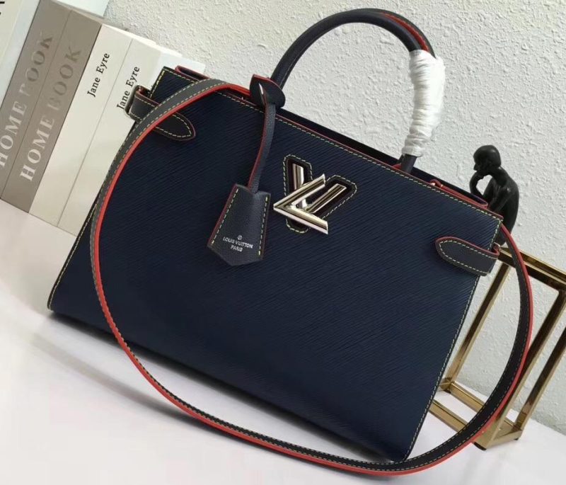 Louis Vuitton Twist Tote Epi Leather Indigo - Image 4
