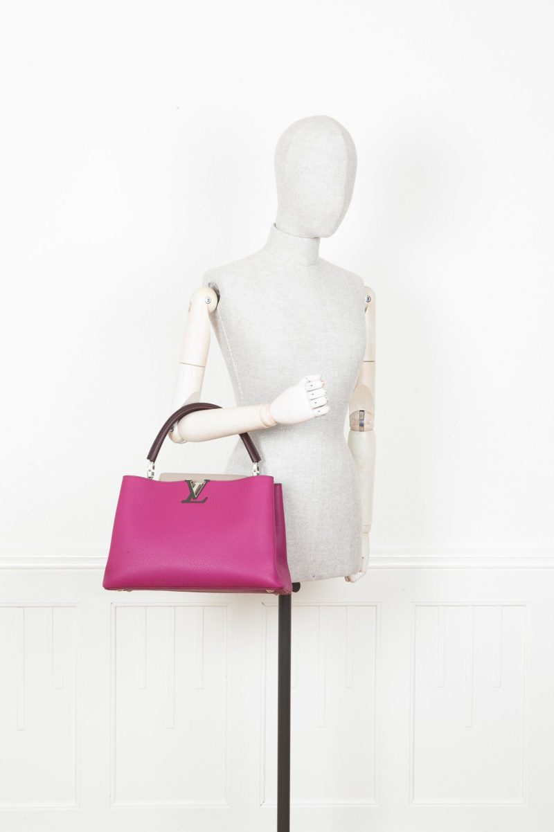 Louis Vuitton Capucines MM Tricolor Pink