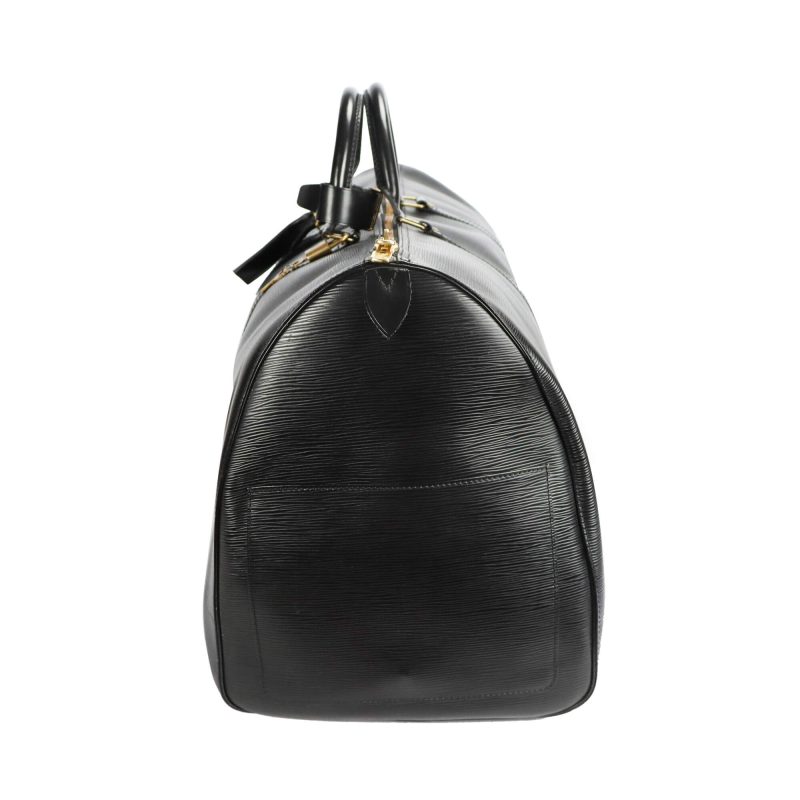 Louis Vuitton Keepall 60 Black Epi - Image 4