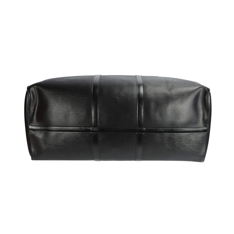 Louis Vuitton Keepall 60 Black Epi - Image 5