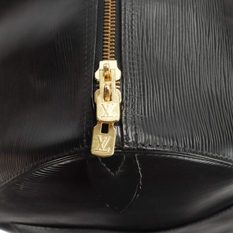 Louis Vuitton Keepall 60 Black Epi - Image 9