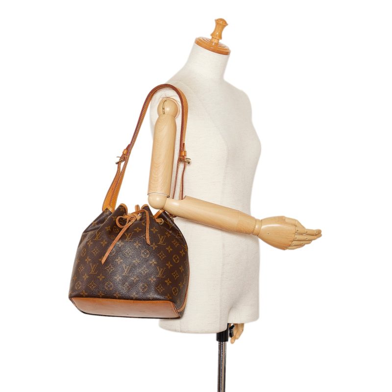 LOUIS VUITTON Monogram Petit Noe Bucket Bag - Image 10